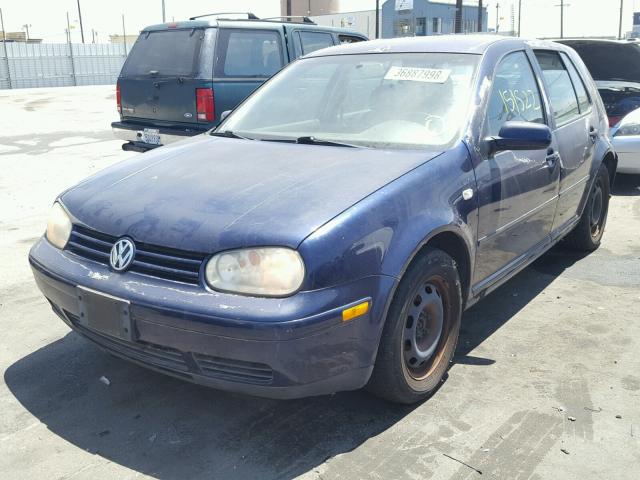 9BWFK61J734013815 - 2003 VOLKSWAGEN GOLF GL BLUE photo 2