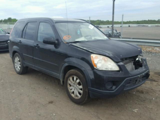 JHLRD78945C011552 - 2005 HONDA CR-V SE BLACK photo 1