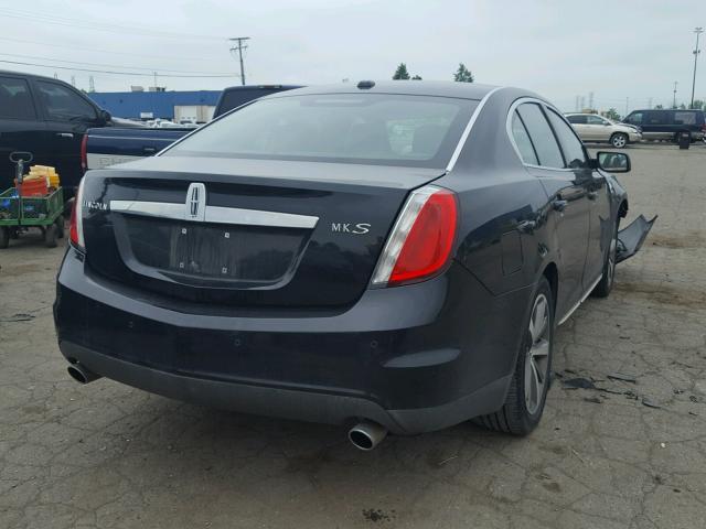 1LNHL9DR9AG603850 - 2010 LINCOLN MKS BLACK photo 4