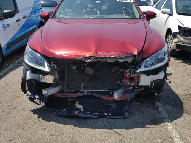 JTHBL5EF4G5143006 - 2016 LEXUS LS 460 RED photo 9