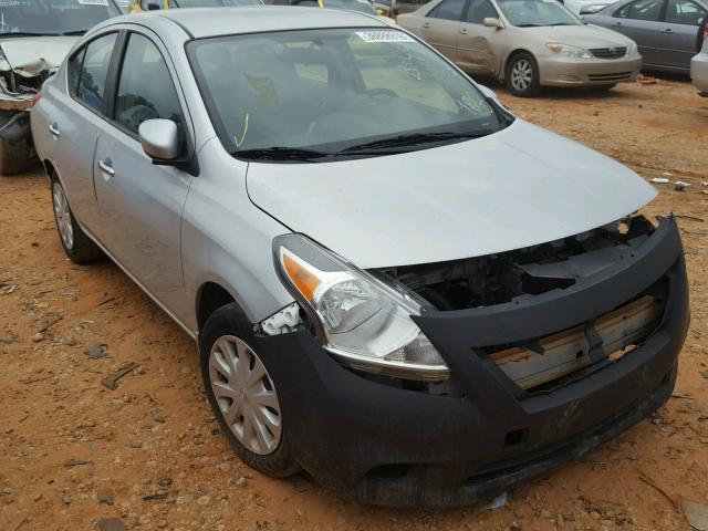 3N1CN7AP6FL827406 - 2015 NISSAN VERSA S/S SILVER photo 1