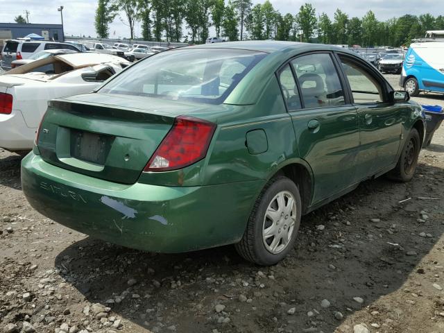 1G8AJ52F04Z136916 - 2004 SATURN ION LEVEL GREEN photo 4