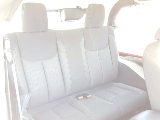 1C4AJWBG7FL564590 - 2015 JEEP WRANGLER S RED photo 6