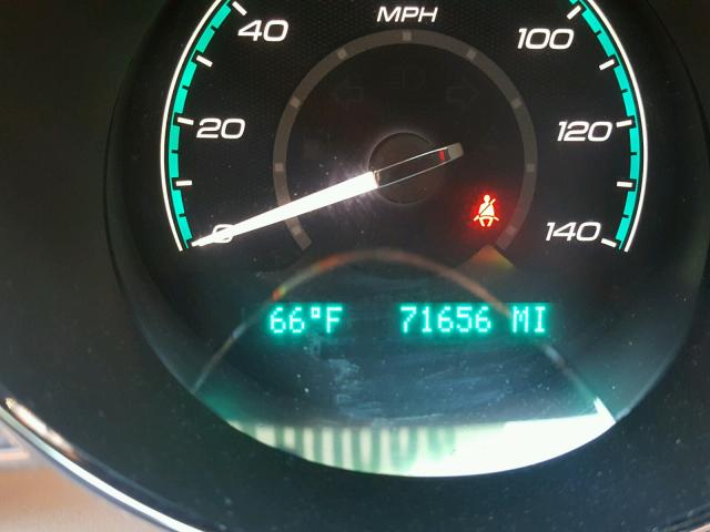 1G1ZE5E79BF255539 - 2011 CHEVROLET MALIBU LTZ მუქწითელი ფოტო 8