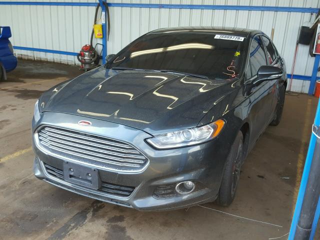 3FA6P0D94FR122289 - 2015 FORD FUSION TIT GREEN photo 2