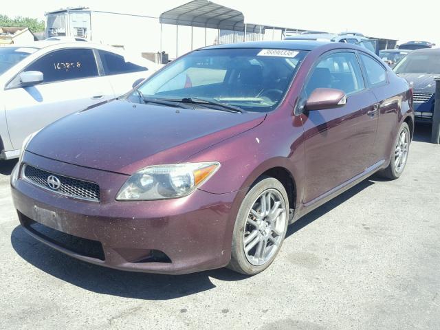 JTKDE177170205289 - 2007 TOYOTA SCION TC 紫色 照片 2