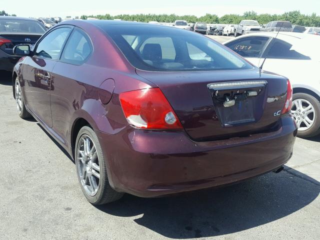JTKDE177170205289 - 2007 TOYOTA SCION TC 紫色 照片 3