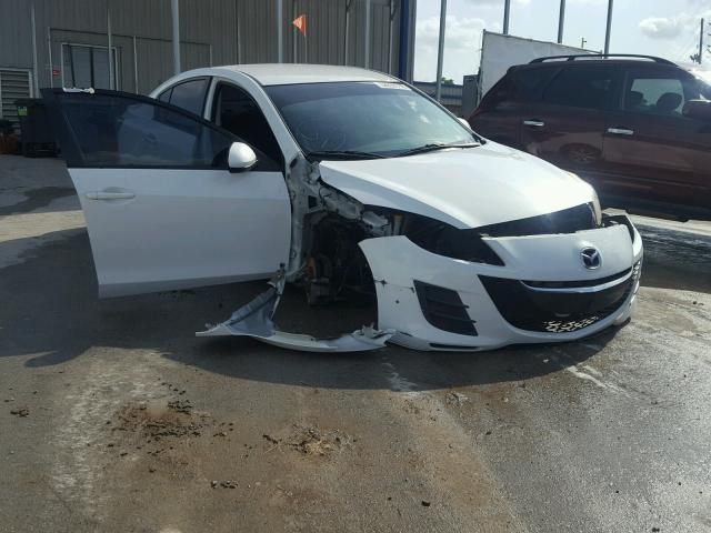 JM1BL1SF7A1221257 - 2010 MAZDA 3 I WHITE photo 1