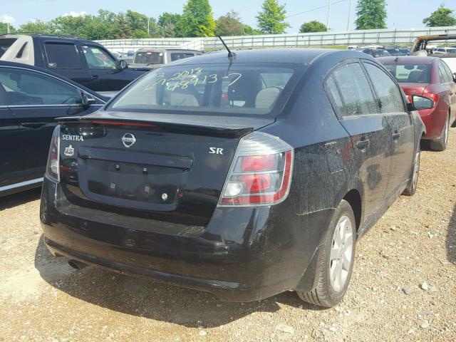 3N1AB6AP4CL768720 - 2012 NISSAN SENTRA 2.0 BLACK photo 4