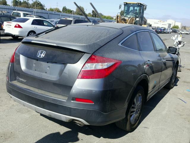 5J6TF3H59EL001225 - 2014 HONDA CROSSTOUR GRAY photo 4