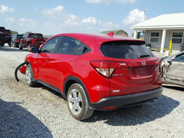 3CZRU6H51GM733366 - 2016 HONDA HR-V EX RED photo 3