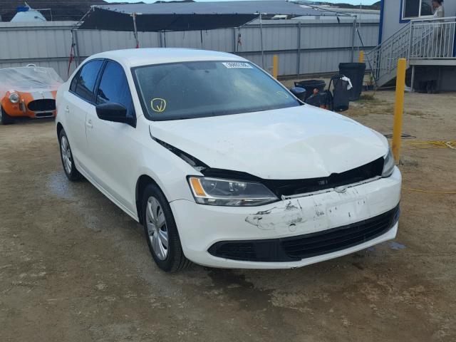 3VW1K7AJ2CM385834 - 2012 VOLKSWAGEN JETTA BASE Սպիտակ լուսանկար 1