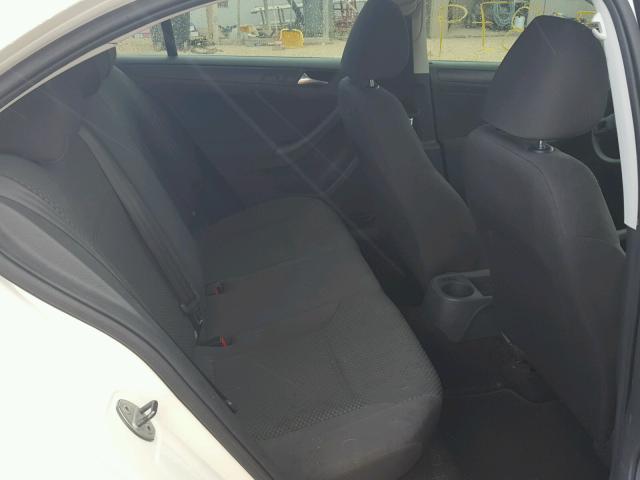 3VW1K7AJ2CM385834 - 2012 VOLKSWAGEN JETTA BASE Սպիտակ լուսանկար 6