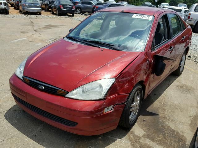 1FAFP38Z64W110313 - 2004 FORD FOCUS ZTS RED photo 2