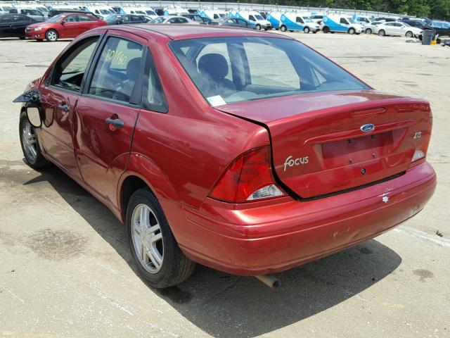 1FAFP38Z64W110313 - 2004 FORD FOCUS ZTS RED photo 3
