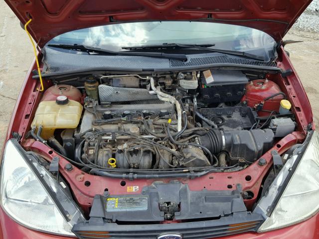 1FAFP38Z64W110313 - 2004 FORD FOCUS ZTS RED photo 7