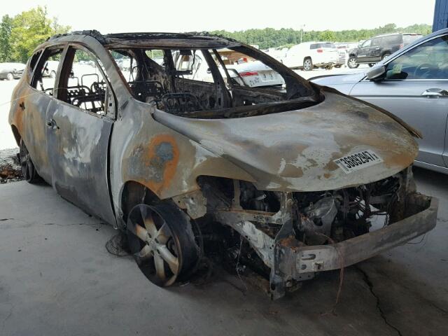 JN8AZ1MU4AW004570 - 2010 NISSAN MURANO S BURN photo 1