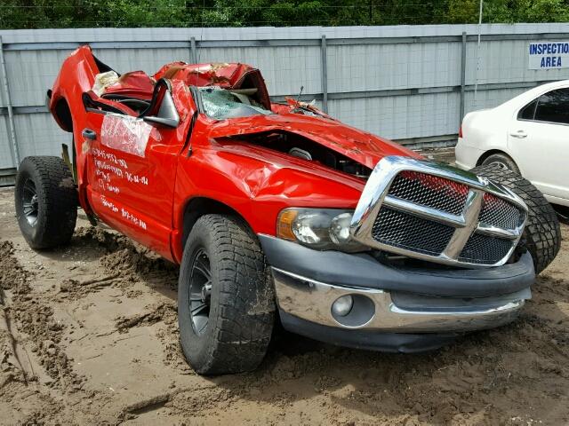 1D7HU16N84J132817 - 2004 DODGE RAM 1500 S RED photo 1