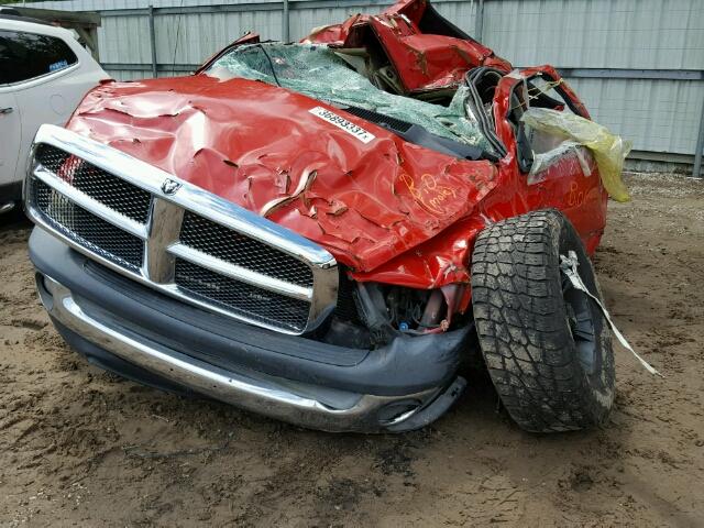 1D7HU16N84J132817 - 2004 DODGE RAM 1500 S RED photo 2