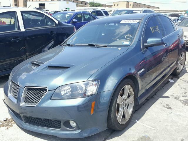 6G2EC57Y29L172135 - 2009 PONTIAC G8 GT BLUE photo 2