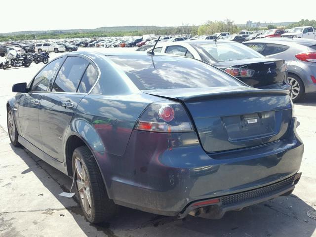 6G2EC57Y29L172135 - 2009 PONTIAC G8 GT BLUE photo 3