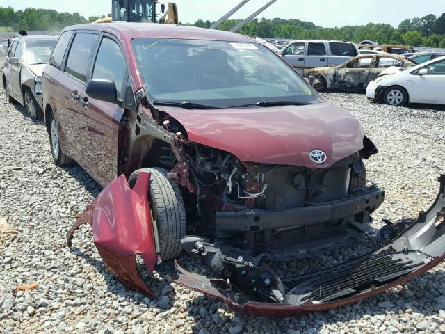 5TDZK3DC2FS608986 - 2015 TOYOTA SIENNA BAS BURGUNDY photo 9