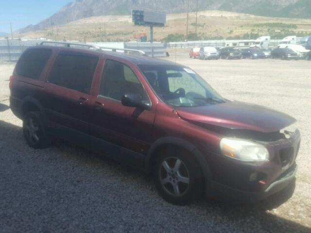 1GMDV33L76D203202 - 2006 PONTIAC MONTANA SV MAROON photo 1