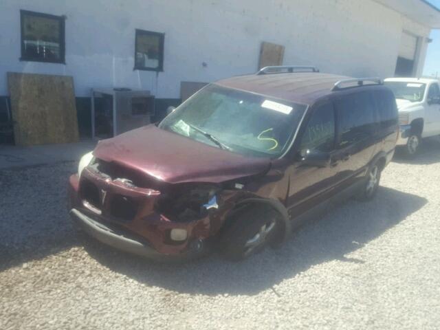 1GMDV33L76D203202 - 2006 PONTIAC MONTANA SV MAROON photo 2