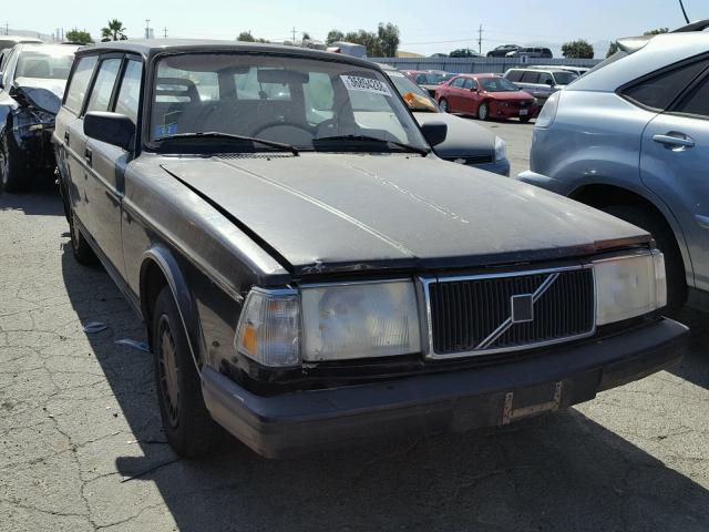 YV1AW8805N1916013 - 1992 VOLVO 240 BLACK photo 1