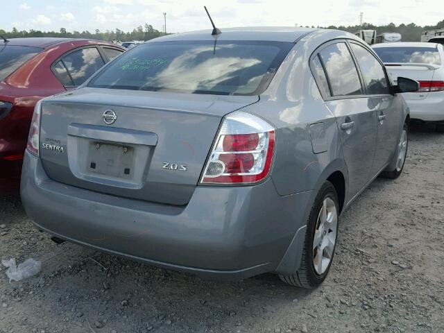 3N1AB61E57L627885 - 2007 NISSAN SENTRA 2.0 GRAY photo 4