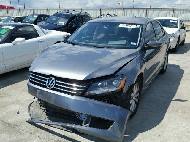 1VWAT7A3XEC030588 - 2014 VOLKSWAGEN PASSAT S GRAY photo 2