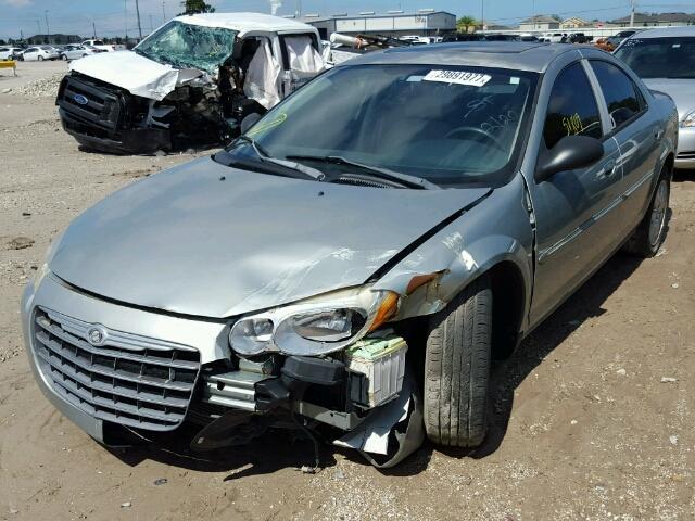 1C3AL66R65N690694 - 2005 CHRYSLER SEBRING LI SILVER photo 2