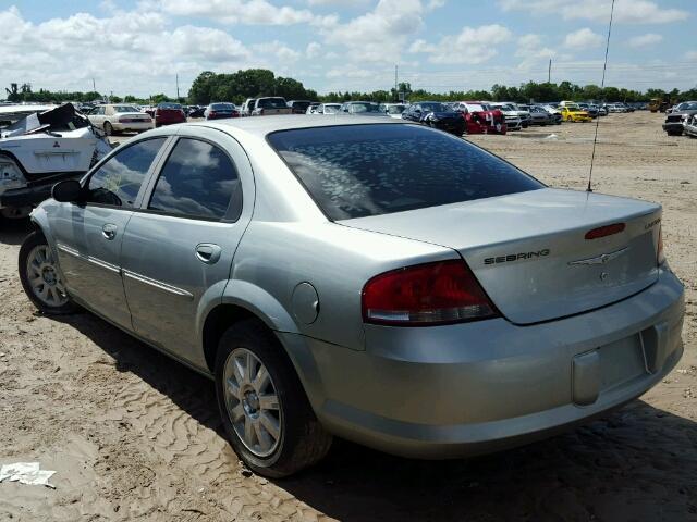 1C3AL66R65N690694 - 2005 CHRYSLER SEBRING LI SILVER photo 3