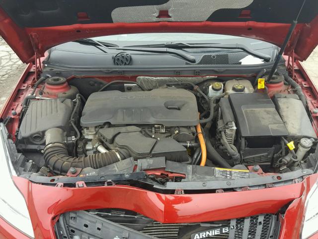 2G4GR5ER8D9154861 - 2013 BUICK REGAL RED photo 7