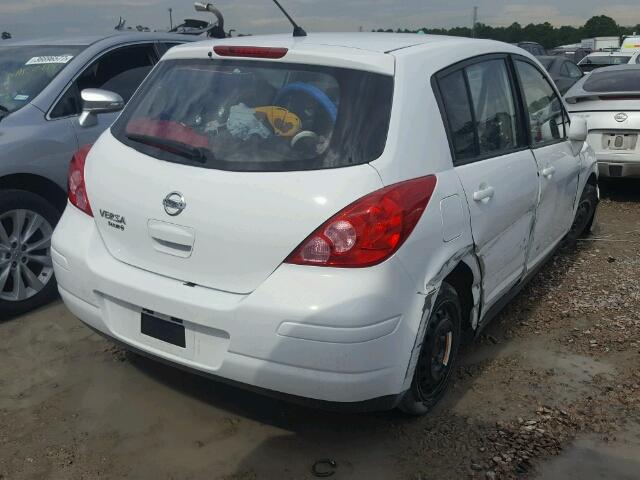 3N1BC1CP3CK275716 - 2012 NISSAN VERSA S WHITE photo 4