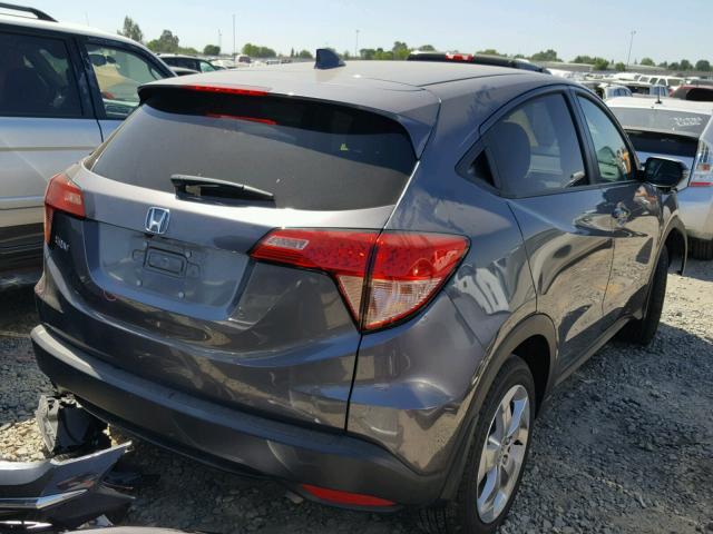 3CZRU5H50HM718627 - 2017 HONDA HR-V EX GRAY photo 4