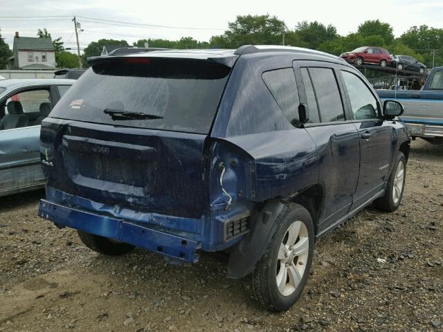 1C4NJDBB7CD624657 - 2012 JEEP COMPASS SP BLUE photo 4