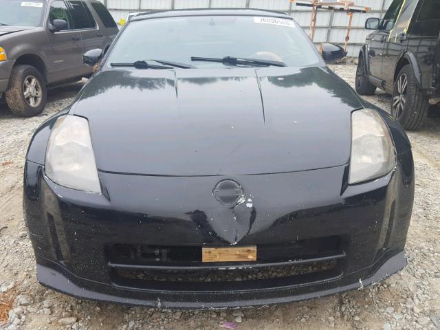 JN1AZ34E63T003587 - 2003 NISSAN 350Z COUPE BLACK photo 9