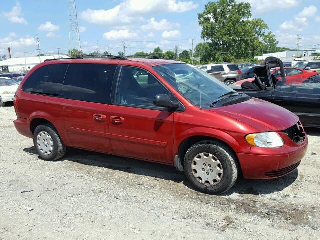 2C4GP44R44R610179 - 2004 CHRYSLER TOWN & COU RED photo 9