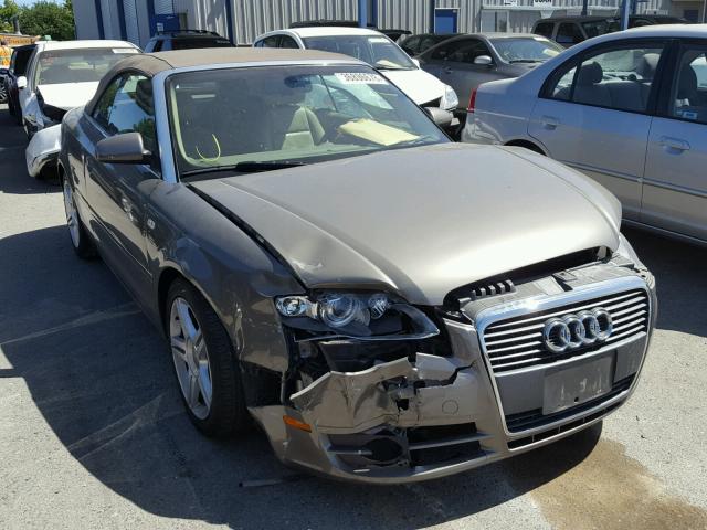 WAUDF48H68K008327 - 2008 AUDI A4 2.0T CA BROWN photo 1