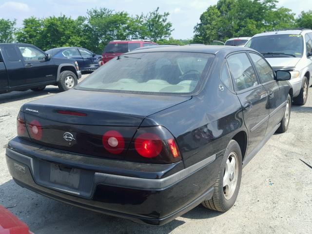 2G1WF52EX49278665 - 2004 CHEVROLET IMPALA BLACK photo 9