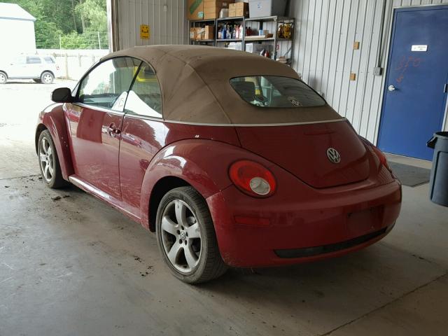3VWSF31Y36M328948 - 2006 VOLKSWAGEN NEW BEETLE 红色 照片 3