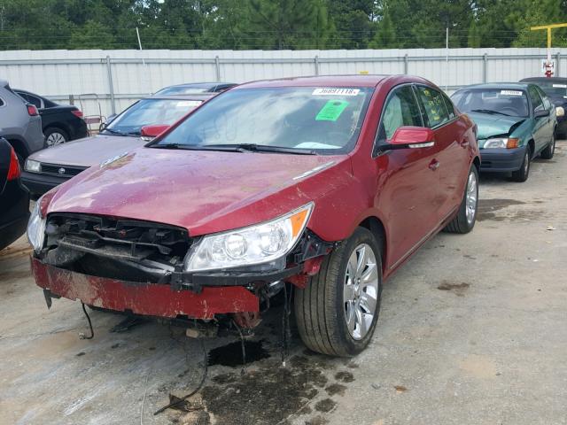 1G4GC5E37DF293626 - 2013 BUICK LACROSSE RED photo 2