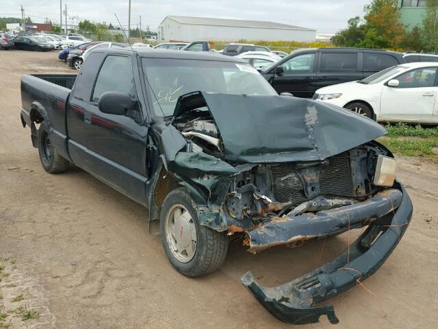 1GTCS19W828127541 - 2002 GMC SONOMA GREEN photo 1