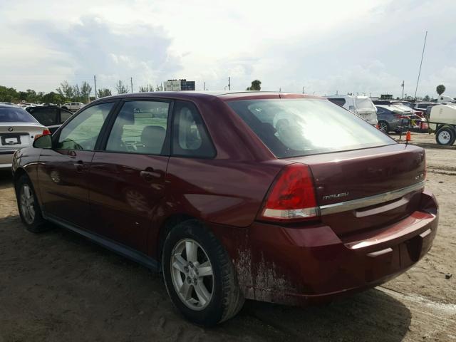1G1ZT64844F168172 - 2004 CHEVROLET MALIBU MAX 勃艮第红 照片 3