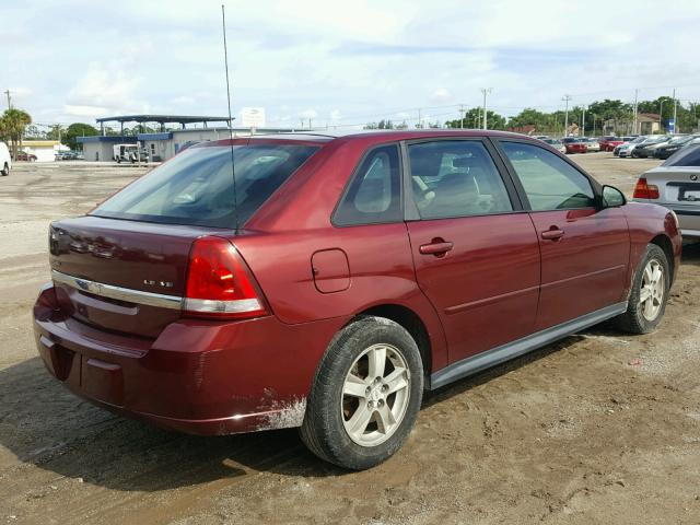 1G1ZT64844F168172 - 2004 CHEVROLET MALIBU MAX 勃艮第红 照片 4