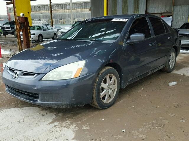 1HGCM66535A002061 - 2005 HONDA ACCORD EX CHARCOAL photo 2