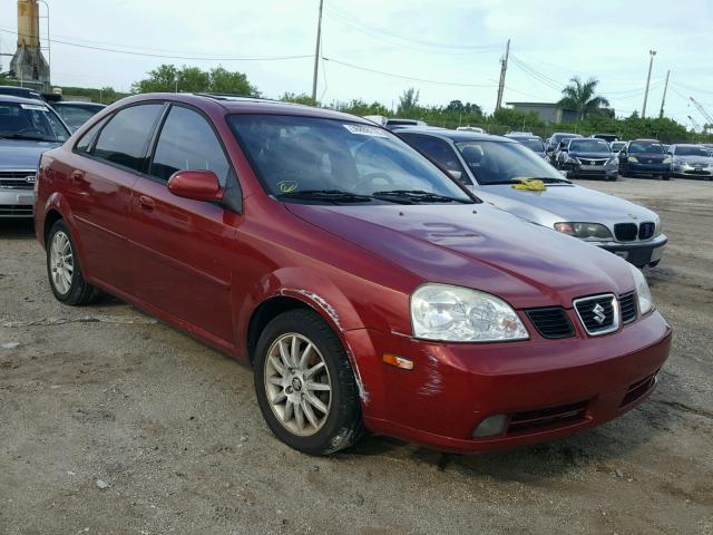 KL5JJ52Z24K008191 - 2004 SUZUKI FORENZA LX RED photo 1