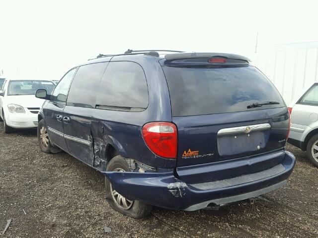 2C4GP54L65R530885 - 2005 CHRYSLER TOWN & COU BLUE photo 3