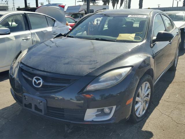 1YVHZ8DH9C5M26374 - 2012 MAZDA 6 I BLACK photo 2